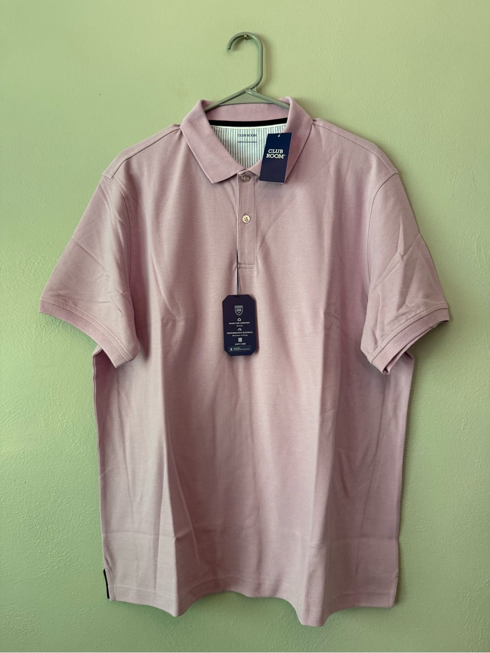 Club Room Men’s Dusty Pink Polo Shirt